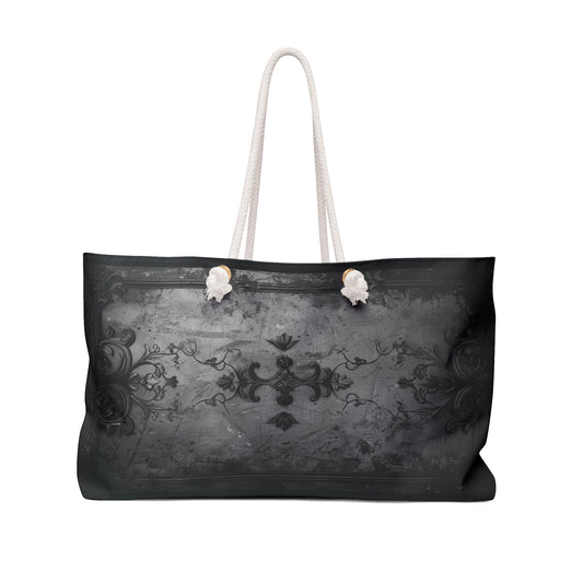 Goth-Girl Weekender Bag with Intricate Design
