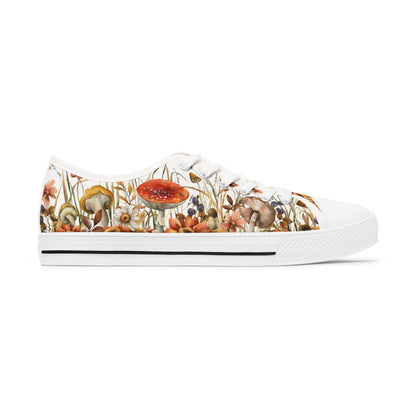 Fungi Fall Women's Low Top Sneakers