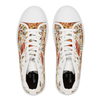 Fungi Fall Women's High Top Sneakers