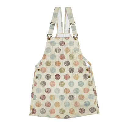 Mossy Dots Unisex Suspender Jumpsuit
