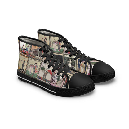 Vintage VOGUE Covers (1911-1924) Women's High Top Sneakers