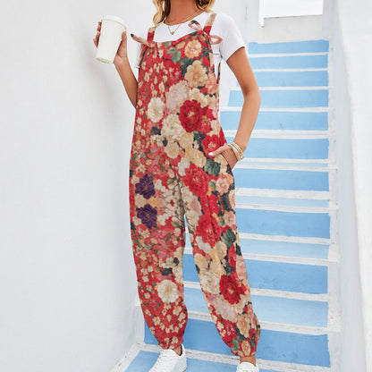 East In Bloom Spaghetti Strap Jumpsuit