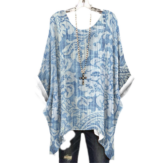 Rococo Denim Women's Bat Sleeve Shirt