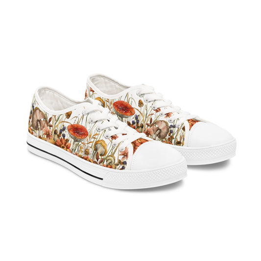 Fungi Fall Women's Low Top Sneakers