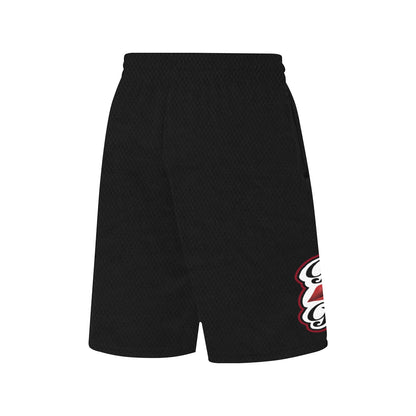 “Girl Gang” (black) Basketball Shorts With Pockets
