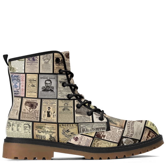 Old Time Remedies Womens Upgraded Brown Outsole Leather Boots