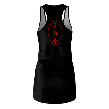 Great Ganesh Stone Statue Women's Cut & Sew Racerback Dress with creators Kangi signature