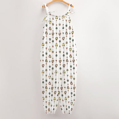 Cute as a Bead Spaghetti Strap Jumpsuit RP (All-Over Printing)