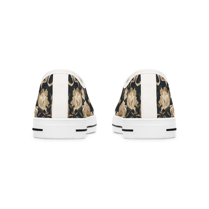 Skull & Roses Women's Low Top Sneakers