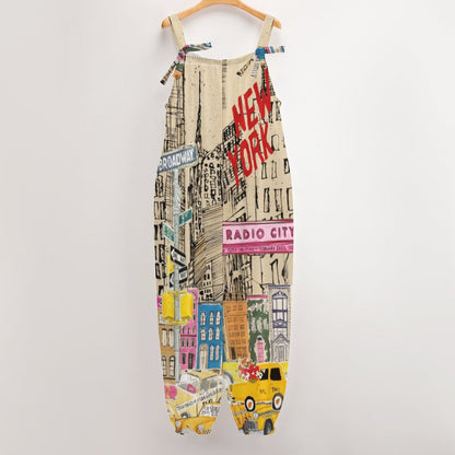Color Me NYC Spaghetti Strap Jumpsuit