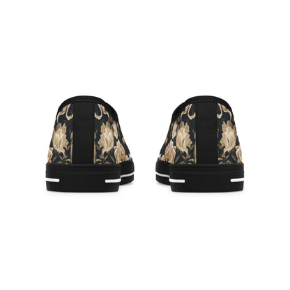 Skull & Roses Women's Low Top Sneakers