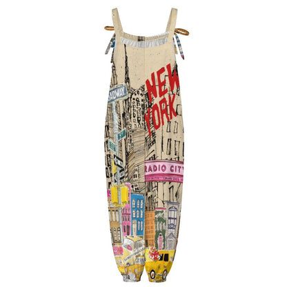 Color Me NYC Spaghetti Strap Jumpsuit