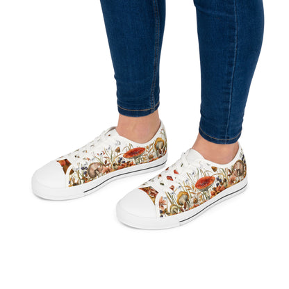 Fungi Fall Women's Low Top Sneakers