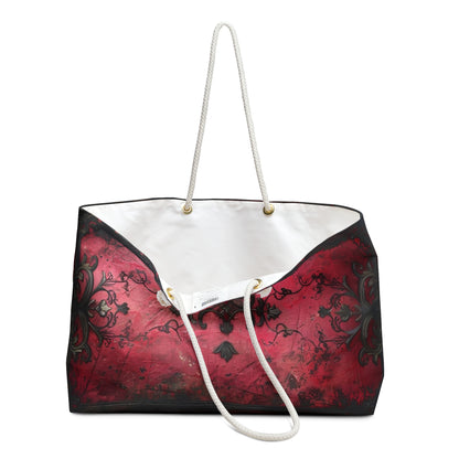 Gothic Crimson Weekender Bag
