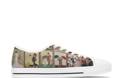 Vintage VOGUE Magazine Covers (1913-1924), Women's Low Top Sneakers