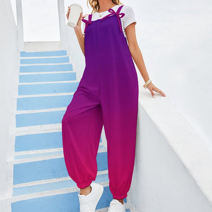 Violet Ombré Spaghetti Strap Jumpsuit