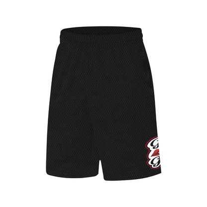 “Girl Gang” (black) Basketball Shorts With Pockets