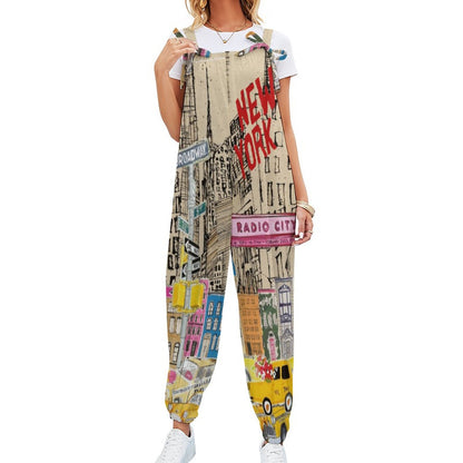 Color Me NYC Spaghetti Strap Jumpsuit