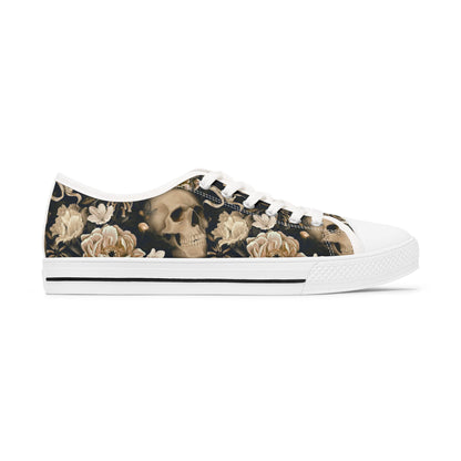 Skull & Roses Women's Low Top Sneakers