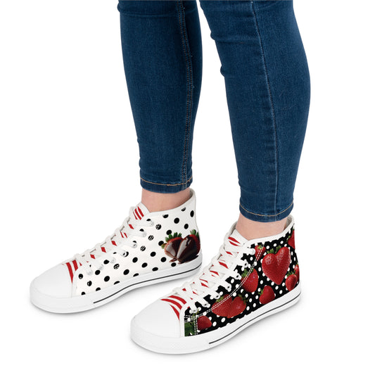 Berry Lovable Women's High Top Sneakers