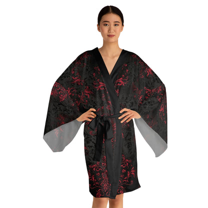 Gothic Romance Long Sleeve Kimono Robe