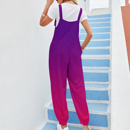 Violet Ombré Spaghetti Strap Jumpsuit