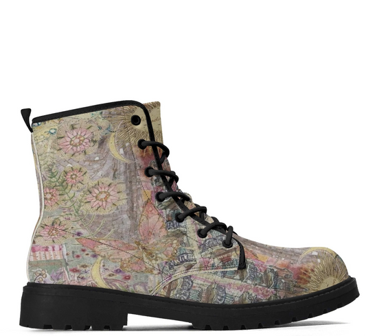 Radiate Love Womens Upgraded Black Outsole Leather Boots