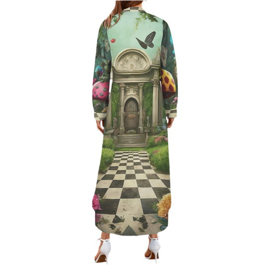 Whimsical Wonderland Button Down Dress