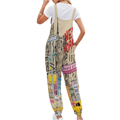 Color Me NYC Spaghetti Strap Jumpsuit