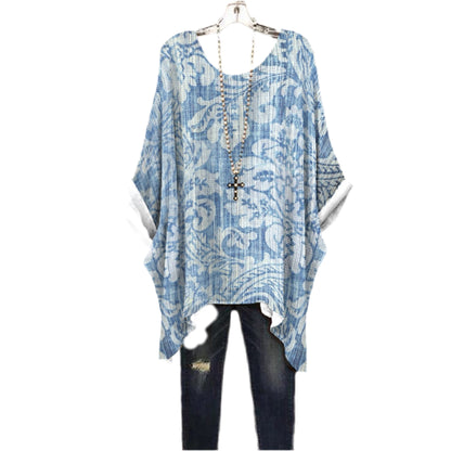 Rococo Denim Women's Bat Sleeve Shirt
