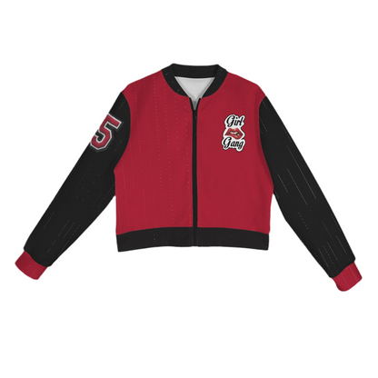 “Girl Gang” (red & black) Bomber Jacket