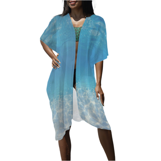 Blue Water Women's Long Cover Up