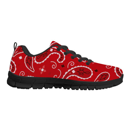 Bandanna Paisley Sneakers - Black