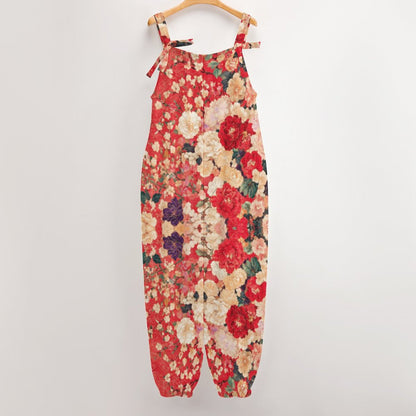 East In Bloom Spaghetti Strap Jumpsuit