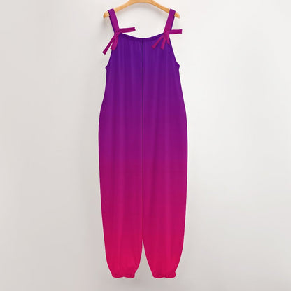 Violet Ombré Spaghetti Strap Jumpsuit