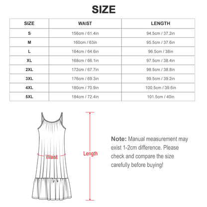 Cherubs of the Constellations Spaghetti Strap Dress